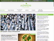 Tablet Screenshot of agrion.org